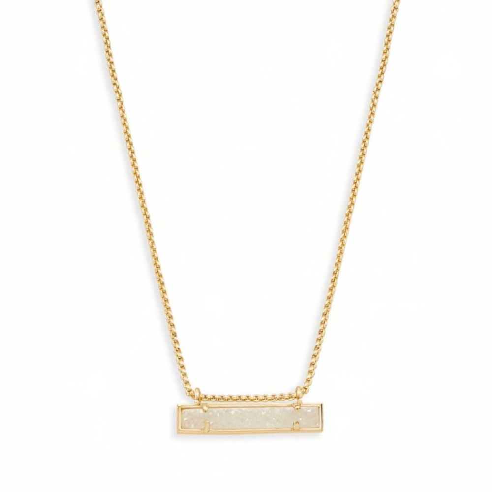 Kendra Scott Drusy Bar Necklace